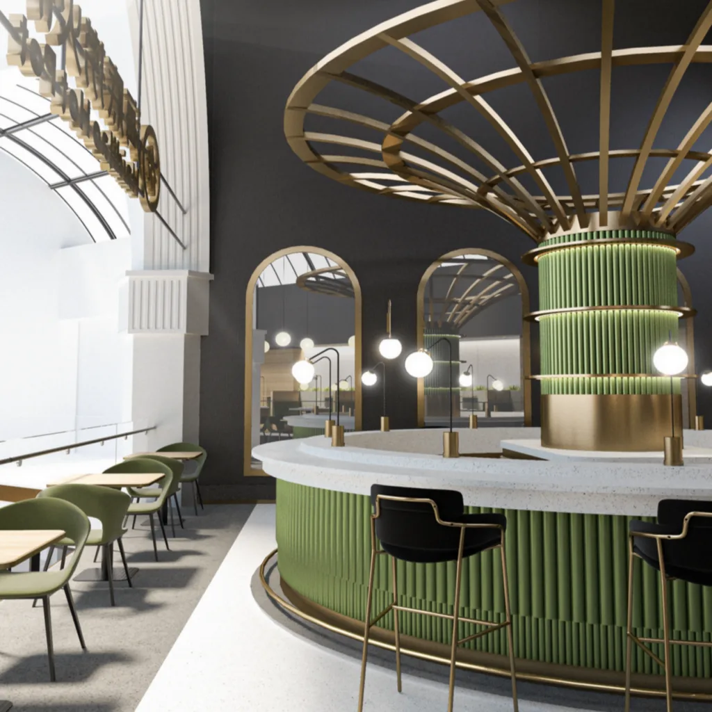 Haidilao Hot Pot Manchester restaurant concept design by LCC – view 2