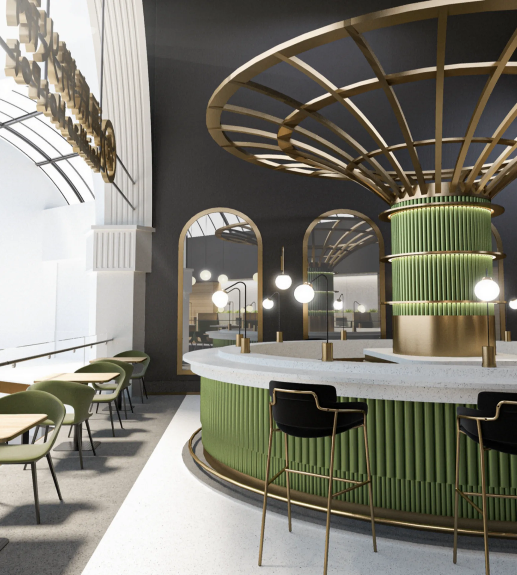 Haidilao Hot Pot Manchester restaurant concept design by LCC – view 2