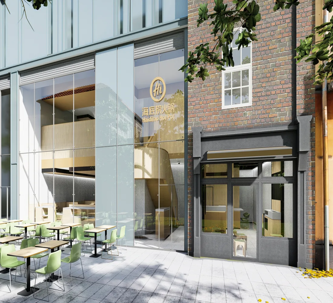 Haidilao Hot Pot Liverpool restaurant fit-out by LCC – view 2