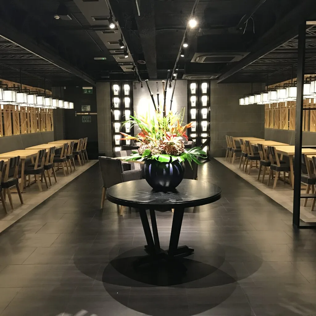 Ginza Onodera Mayfair Japanese restaurant fit-out by LCC