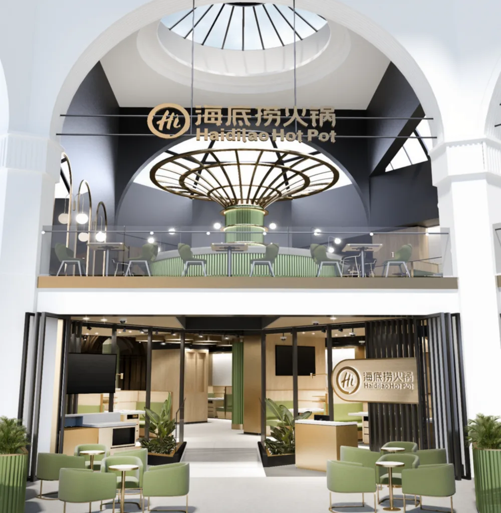 Haidilao Hot Pot Manchester restaurant fit-out by LCC