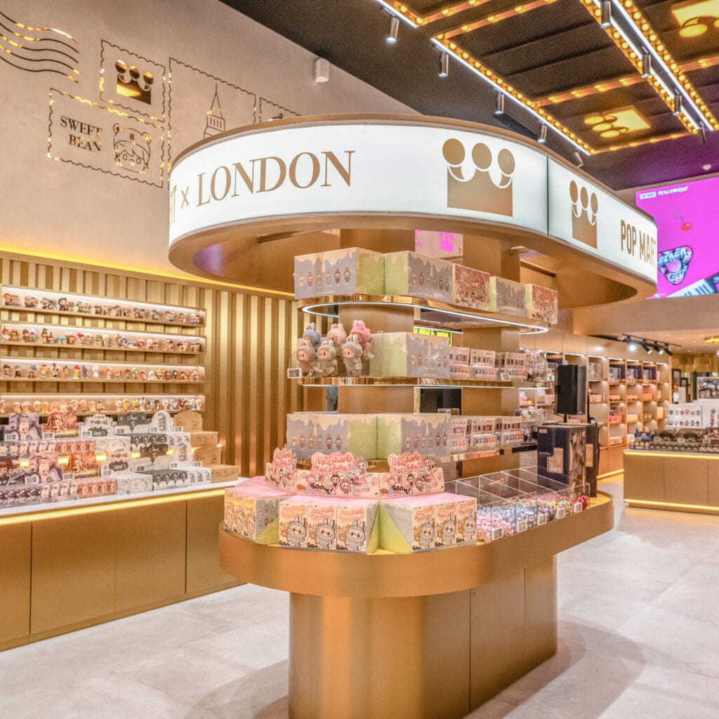 POP MART - Design & Build fit-out Projects in Oxford Street
