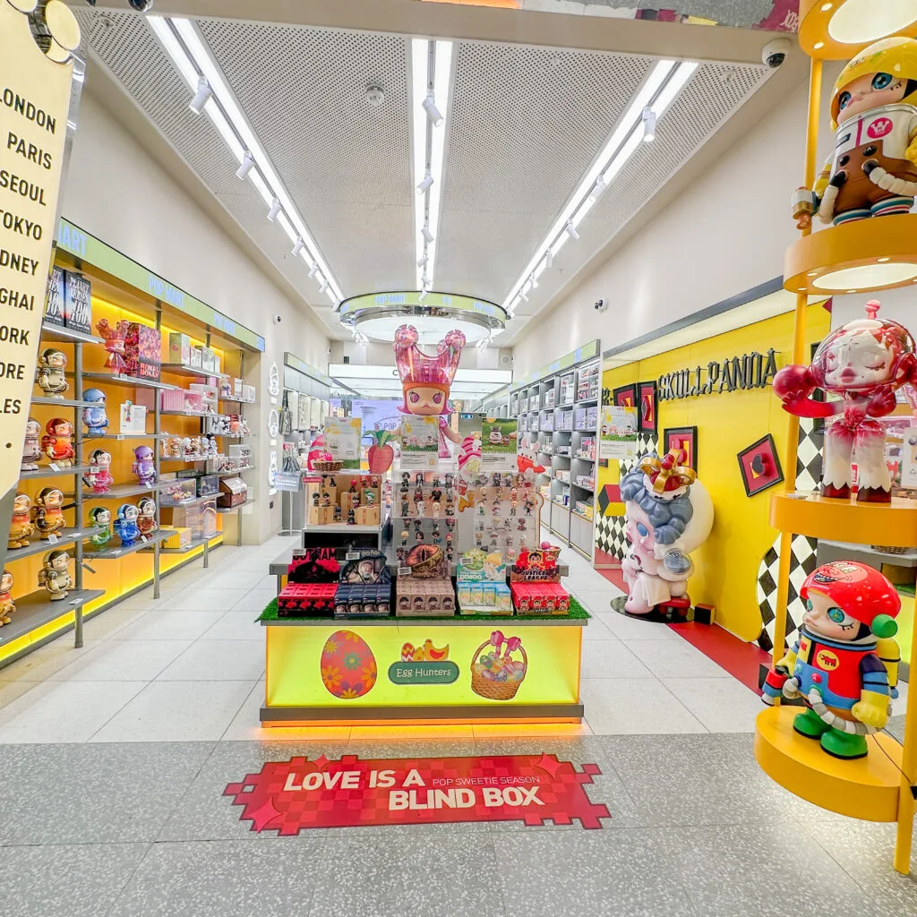 POP MART Westfield Stratford City retail fit-out by LCC